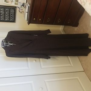 WRAP IT UP, I'LL TAKE IT❣️Soft Surroundings brown wrap dress, size medium